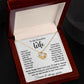 To My Beautiful Wife - Never Forget I Love You (Love Knot Necklace)